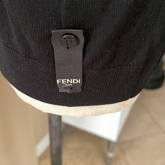 FENDI Roma Made in Italy 100% Wool Knitwear Pullover - Picture 8 of 15